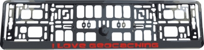 SPZ- I love geocaching (red)